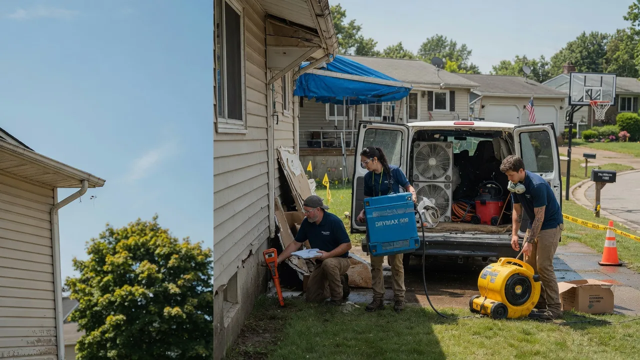 Ceiling Leak Cleanup in Pulaski, WI near me