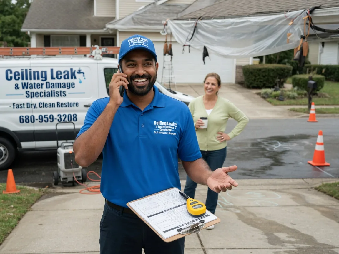 Ceiling Leak Cleanup Pulaski, WI FAQs